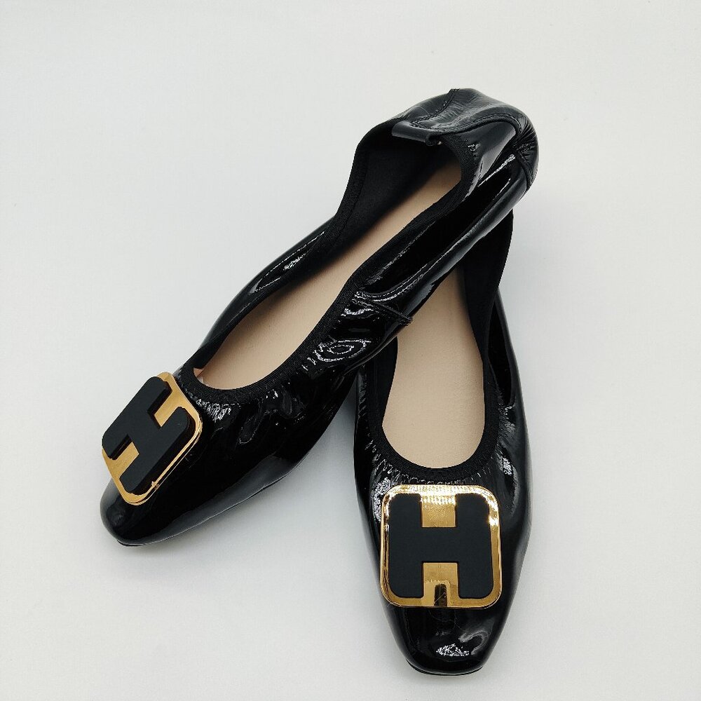 big black ballerina shoes